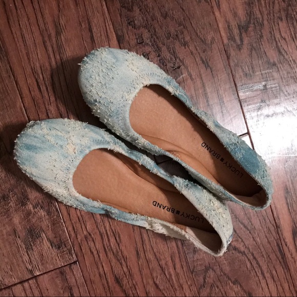 Lucky Brand denim flats - Picture 2 of 4